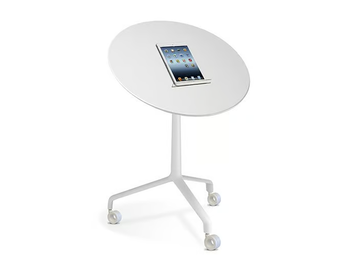 USE ME - Folding round coffee table with castors by Sitland - view 2