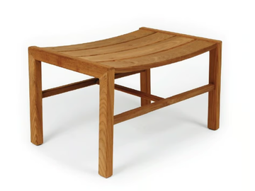 DJURÖ - Rectangular teak garden footstool by Skargaarden - view 2