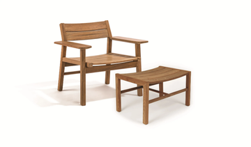 DJURÖ - Garden teak easy chair with armrests by Skargaarden - view 3