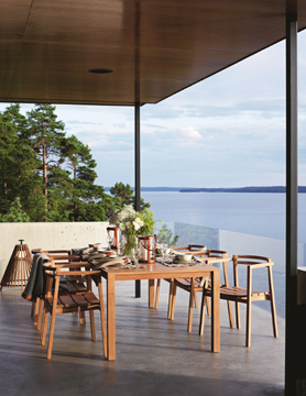 OXNÖ - Teak garden table by Skargaarden - view 3