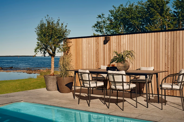 SALTÖ - Rectangular aluminium dining table by Skargaarden - view 3