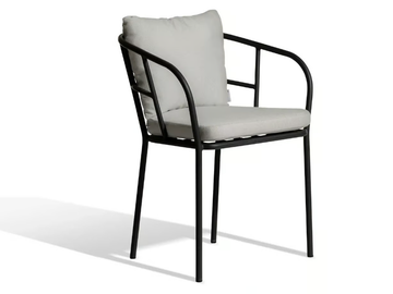 SALTÖ - Upholstered Sunbrella® chair with armrests by Skargaarden - view 2