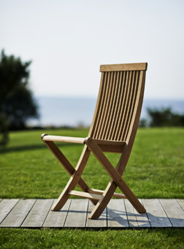 VIKEN - Teak garden chair by Skargaarden - view 3