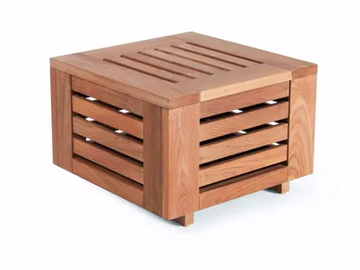 SKANÖR - Square teak side table by Skargaarden - view 2