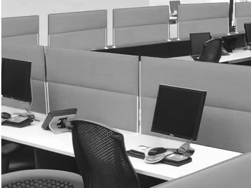 ECOSTRONG - Sound absorbing polyester fibre desktop partition by Slalom - view 2