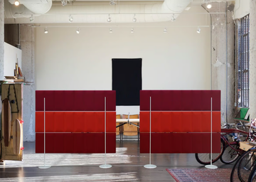 ECODESK FREESTANDING - Sound absorbing freestanding polyester fibre office screen by Slalom - view 3