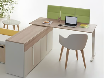 ECODESK JOLLY - Polyester fibre desktop partition by Slalom - view 2