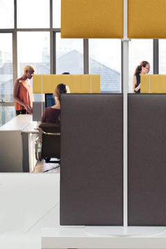 ECODESK WINDOW - Polyester fibre desktop partition by Slalom - view 3