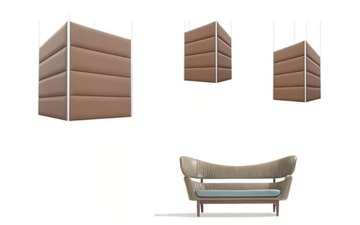 ECOSTRONG CUBE - Polyester fibre acoustic baffles by Slalom - view 3