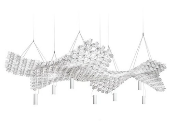 NUVEM - LED Opalflex® pendant lamp by Slamp - view 2