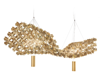 NUVEM VELVET - LED Opalflex® pendant lamp by Slamp - view 3