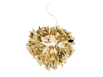 VELI LARGE GOLD - Goldflex® pendant lamp by Slamp - view 2