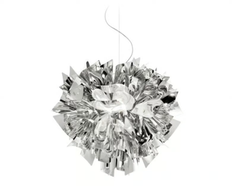 VELI LARGE SILVER - Steelflex® pendant lamp by Slamp - view 2