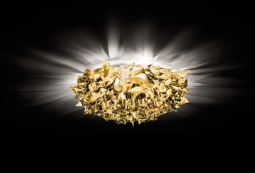 VELI LARGE GOLD - Goldflex® wall lamp / ceiling lamp by Slamp - view 3