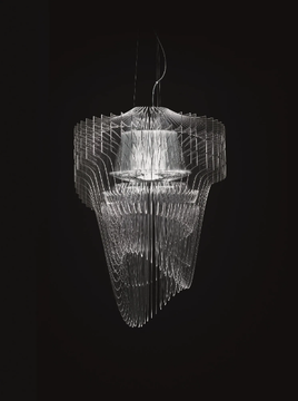 ARIA TRANSPARENT - Cristalflex® / Lentiflex® LED pendant lamp by Slamp - view 3