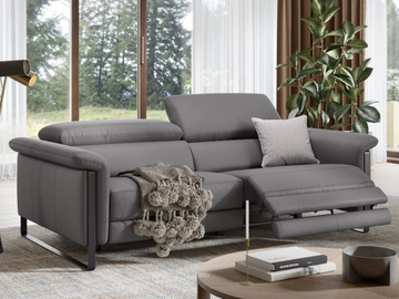 PALMA - 2 seater leather sofa by Sofanella - view 3