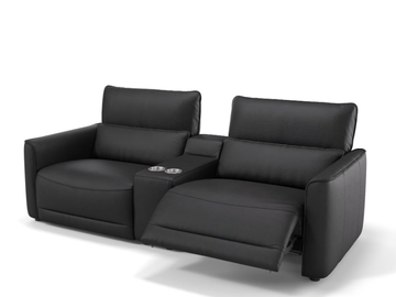 GALA KINO - 2 seater leather sofa by Sofanella - view 2