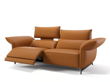 CUNEO - 3 seater leather sofa by Sofanella - view 2