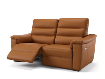 CREMONA - 3 seater leather sofa by Sofanella - view 2