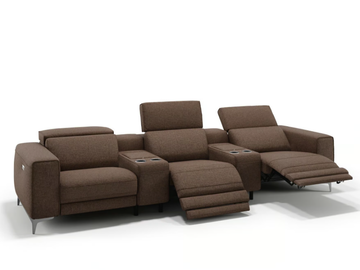 CUPELLO KINO - 3 seater fabric sofa by Sofanella - view 2