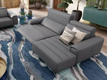 BELLA MINI - Corner leather sofa by Sofanella - view 3