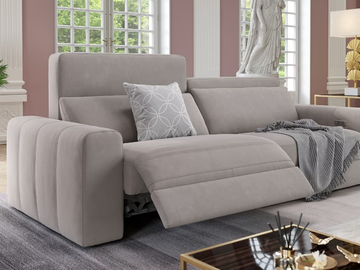 CAPRI - 3 seater fabric sofa by Sofanella - view 3