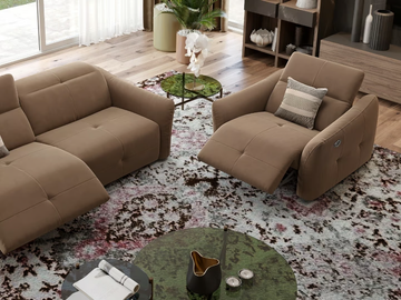 CASADO - Recliner fabric armchair with armrests by Sofanella - view 3