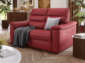 CREMONA - 2 seater leather sofa by Sofanella - view 3