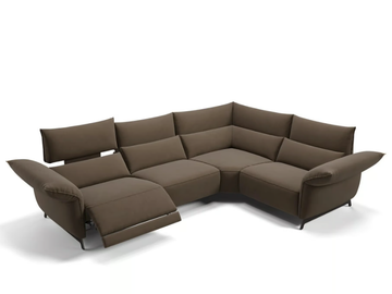 CUNEO - Corner fabric sofa by Sofanella - view 3