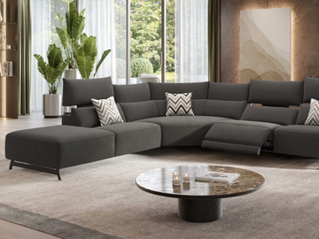 CUNEO - Corner fabric sofa by Sofanella - view 3