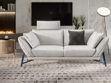 ESTELLA - 2 seater leather sofa by Sofanella - view 3