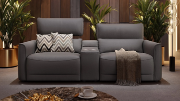 GALA KINO - 2 seater leather sofa by Sofanella - view 3