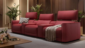 GALA KINO - 3 seater leather sofa by Sofanella - view 3