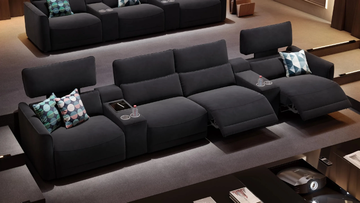 GALA KINO - 4 seater fabric sofa by Sofanella - view 3