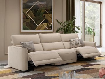 GALA XXL - 3 seater fabric sofa with electric motion by Sofanella - view 3
