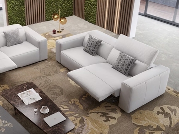 LENOLA - 3 seater leather sofa by Sofanella - view 3