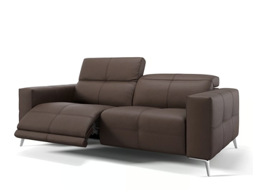 MARBELLA - 3 seater leather sofa by Sofanella - view 3