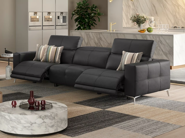 MARBELLA XXL - 3 seater leather sofa by Sofanella - view 3