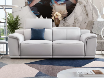 MONTEFINO - 3 seater leather sofa by Sofanella - view 3