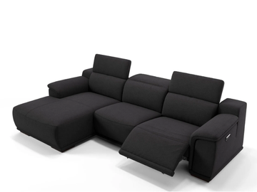 MONTEFINO - Fabric sofa with chaise longue by Sofanella - view 2