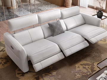NOVARA XXL - 3 seater leather sofa by Sofanella - view 3