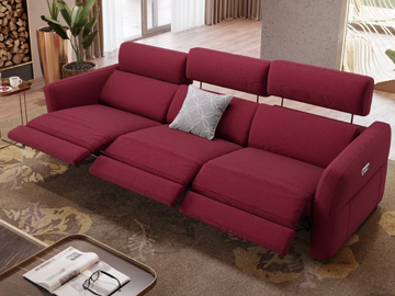 NOVARA XXL - 3 seater fabric sofa by Sofanella - view 3