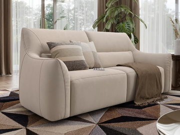 PESARO - 2 seater fabric sofa by Sofanella - view 3