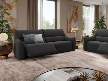 PESARO - 3 seater fabric sofa by Sofanella - view 3