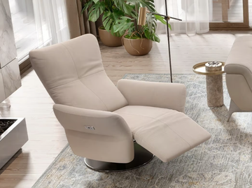 RIVELLO - Swivel fabric armchair with armrests by Sofanella - view 3