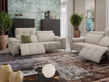 SALENTO - 2 seater fabric sofa by Sofanella - view 3