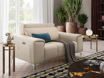 SALENTO MINI - Leather loveseat by Sofanella - view 3