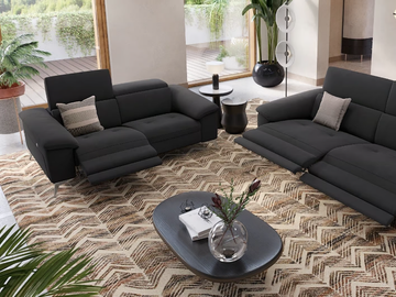 STELLA - 2 seater fabric sofa by Sofanella - view 3