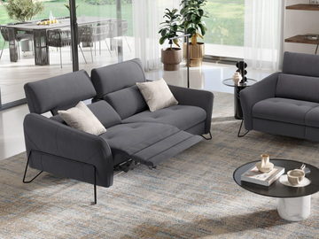 LINARES - 2 seater fabric sofa by Sofanella - view 3