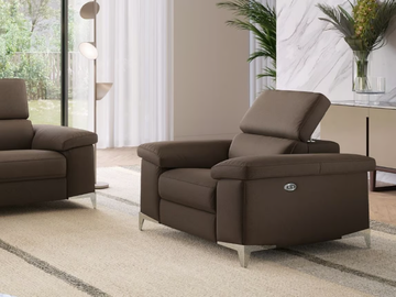 VENOSA - Fabric armchair with armrests by Sofanella - view 3